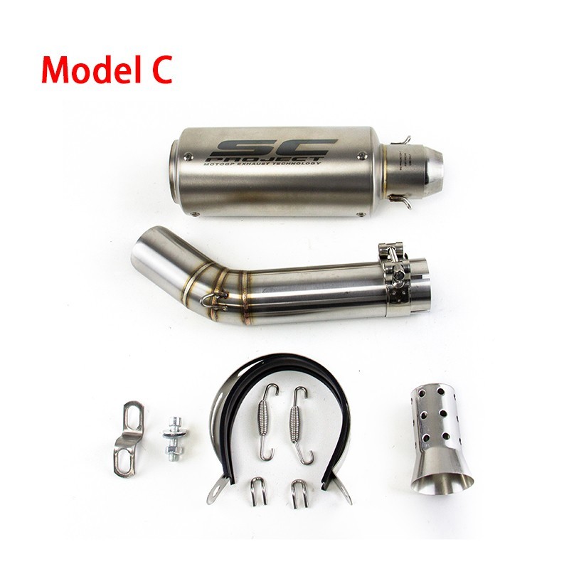 Slip for Suzuki GSXR 750 600 2006-2025 Exhaust Tips Black Muffler Mid Link Pipe