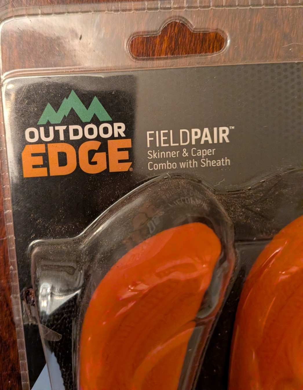 NEW Outdoor Edge Wild-Pair Gut-Hook Skinner & Caping Knife w/ Nylon Sheath WR-1C