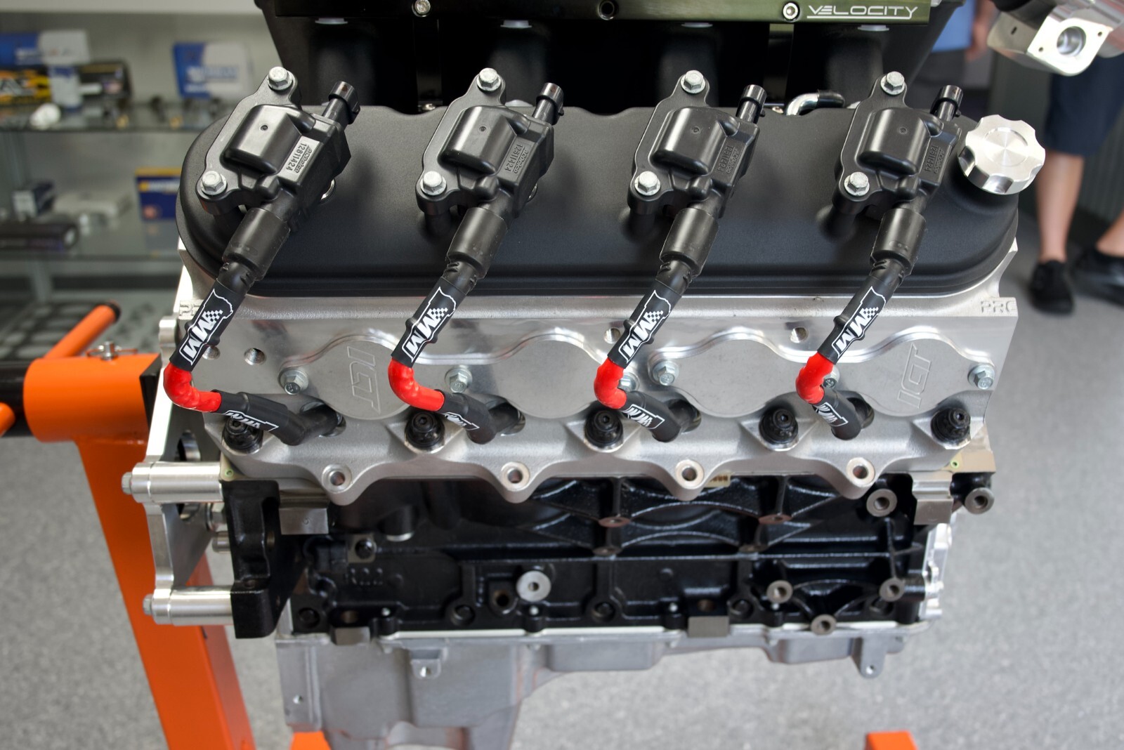 Michigan Motorsports LS Car Spark Plug Wires - Red 10mm LS1 LS3 L99 L76 LS2 LS6