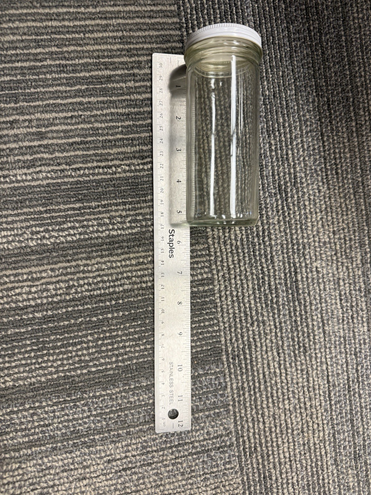 Used 220 ML / 7.4 Oz Sample Jars With Lids Cosmetics Crafts Hobbies Clear Glass