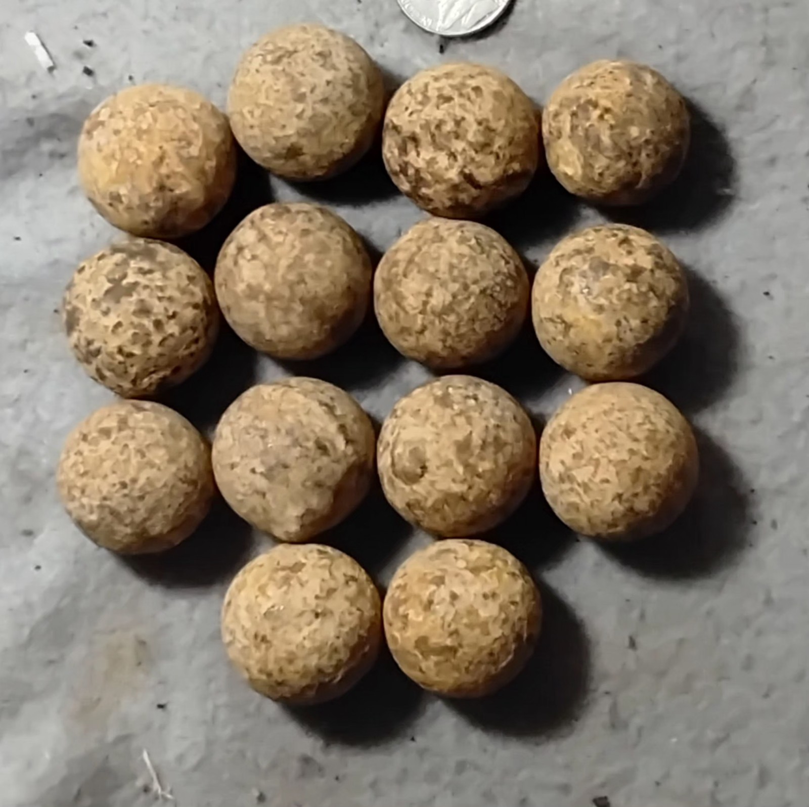 14 Civil War Relic Union 1 inch lead case shot balls found along James River