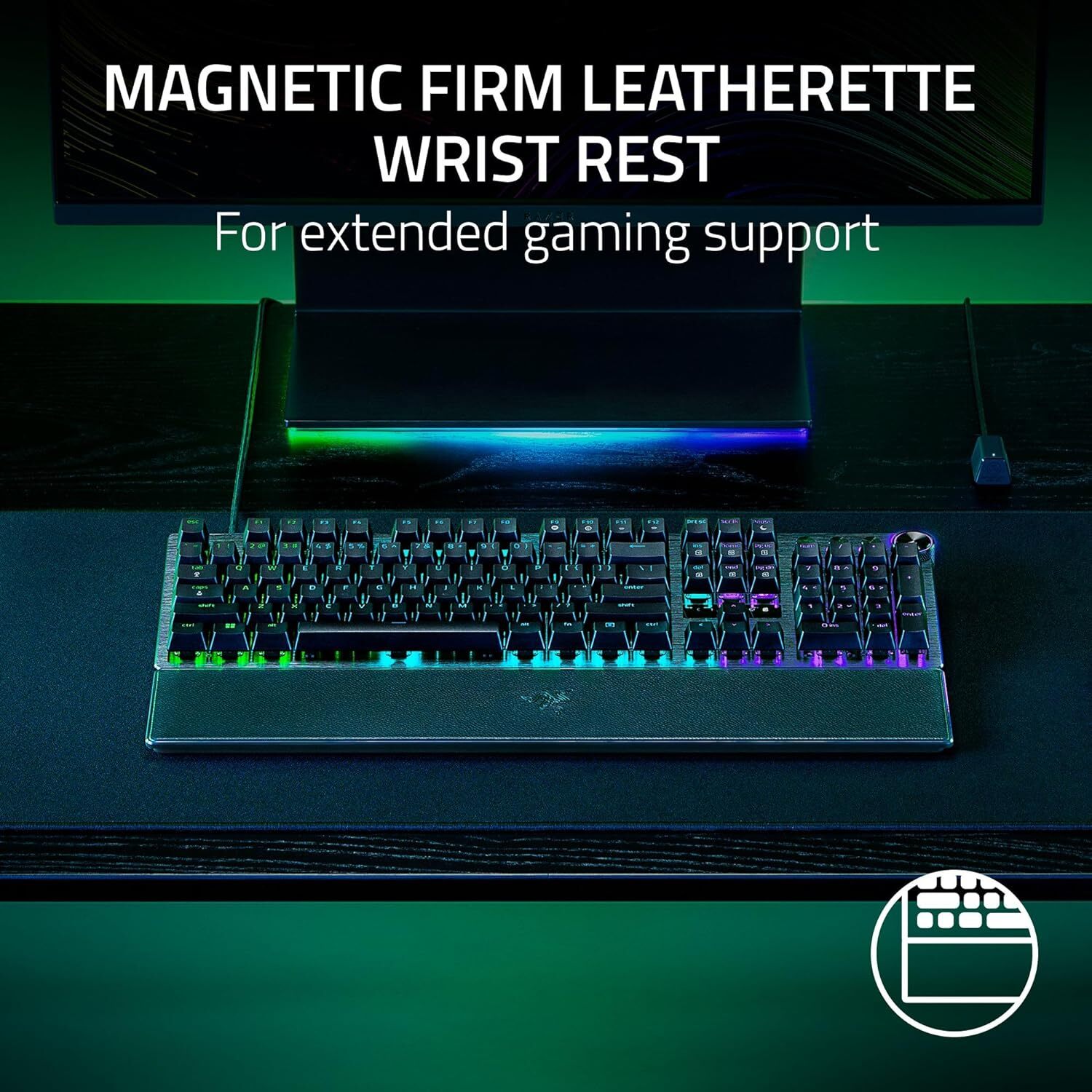 Razer Huntsman V3 Pro Wired Analog Optical Esports Keyboard Certified Refurb