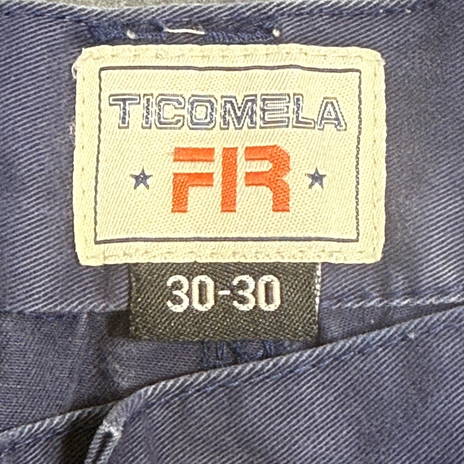 TICOMELA Flame Resistant Cargo Pants Mens (30x30) Blue FR NFPA 2112 CAT2