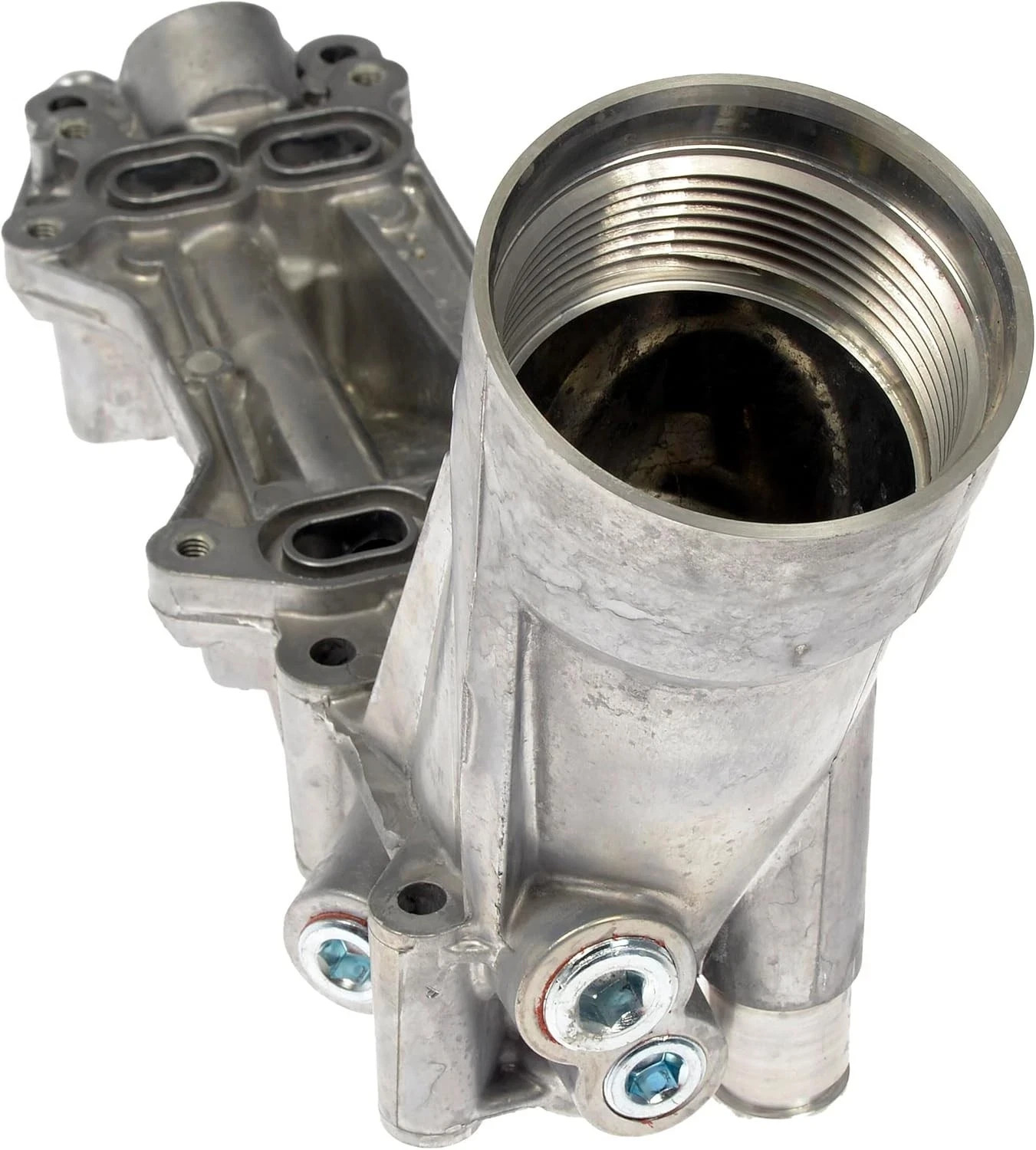 Dorman 926-959 Upgraded Aluminum Engine Oil Filter Housing Oil Cooler And Filter
