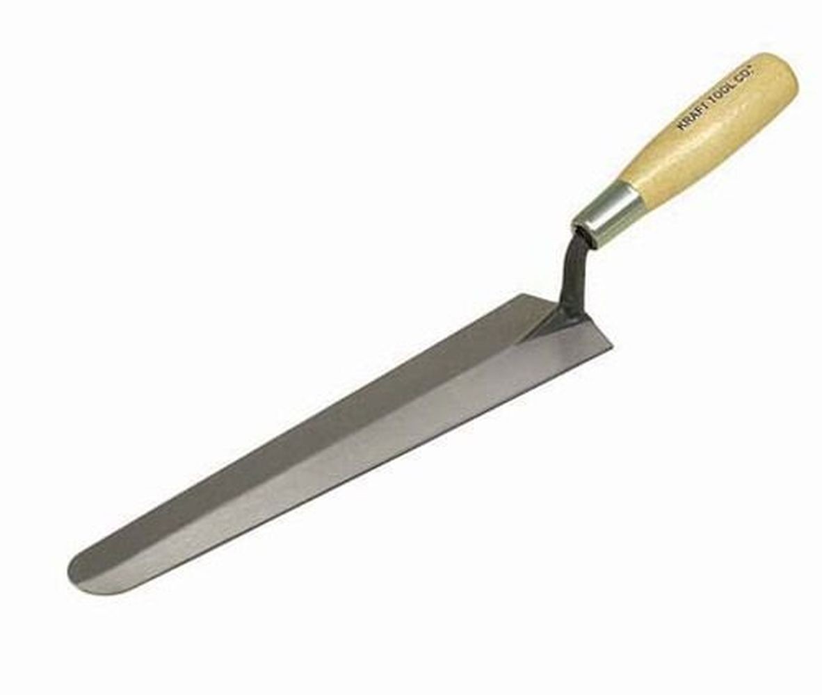 Kraft GG444 Duck Bill Trowel w/Wood Handle, 10 x 2"