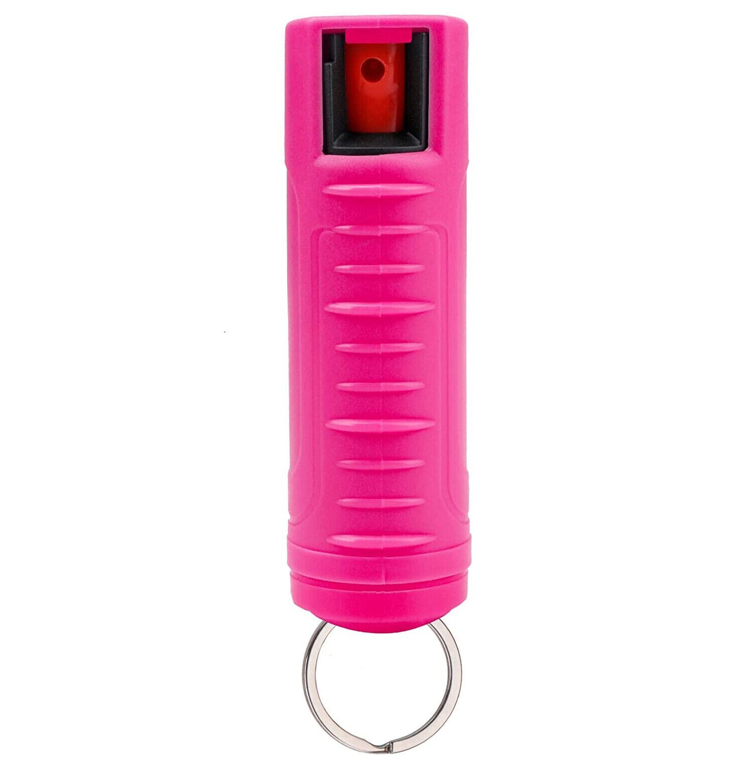 BURN PEPPER SPRAY Maximum Strength Self Defense Security Keychain Pink 2 Pack