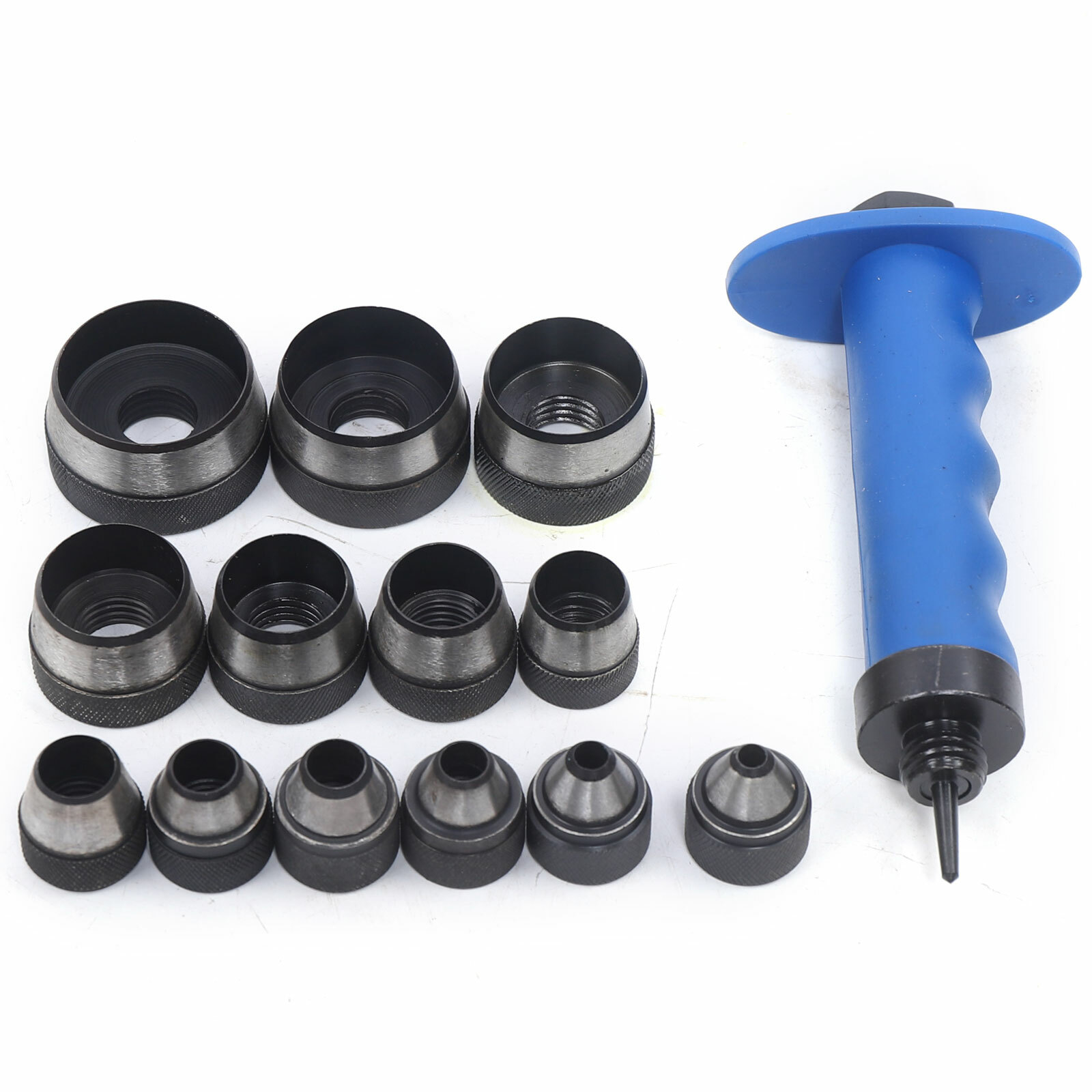 Hollow Punch Hole Punch Set Gasket Punch Set 3/16” to 1-3/8” Inch (5-35mm)