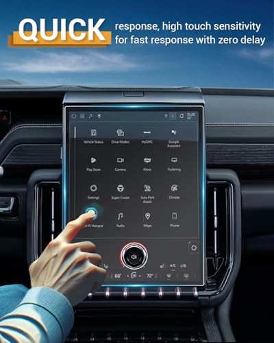 [4-Pack] 2026 GMC Yukon Denali Screen Protector for 2025 1A-Yukon Kit (Nano)