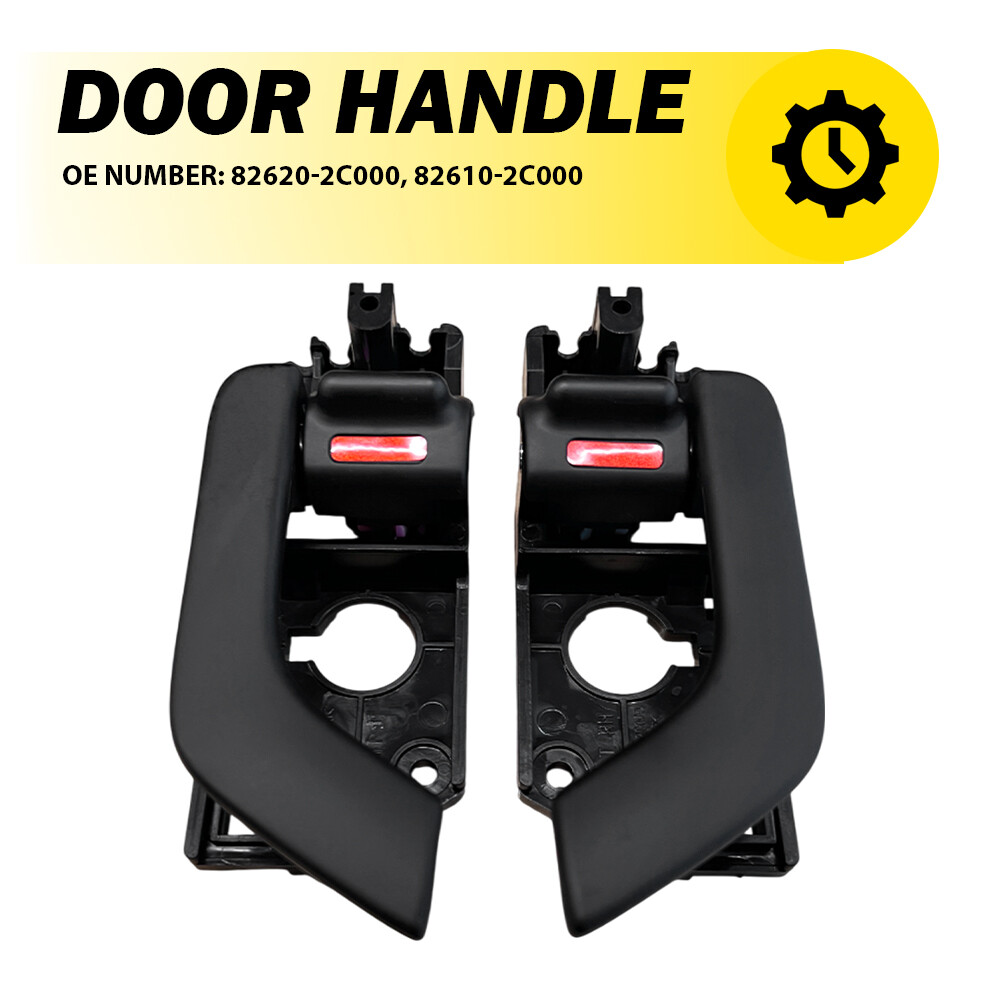 Pair Inside Door Handle Driver & Passenger Side For Hyundai Tiburon 2003-2008 PU
