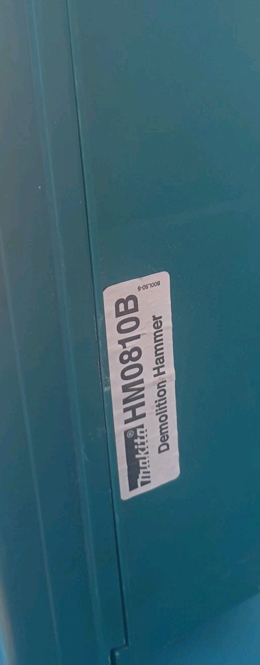 Makita HM0810B Demolition Hammer Used with Case Free Shipping