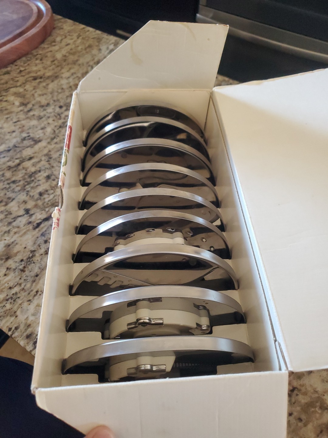 Cuisinart Complete DLC-7-070 DLC-7 Set Of 9 Made In Japan EXCELLENT 9 Discs