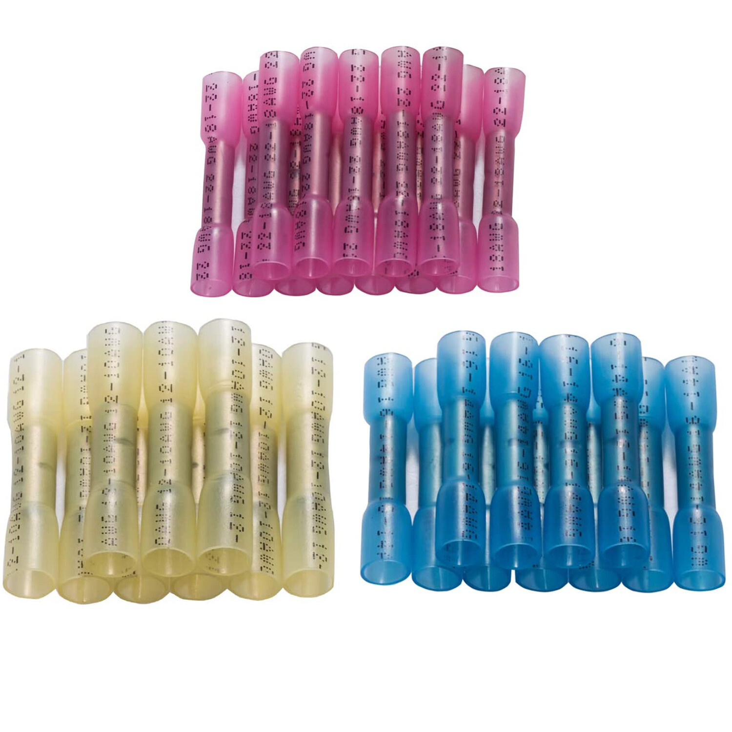 400/100x Waterproof Heat Shrink Butt Wire Splice Crimp Connectors Terminals Kit