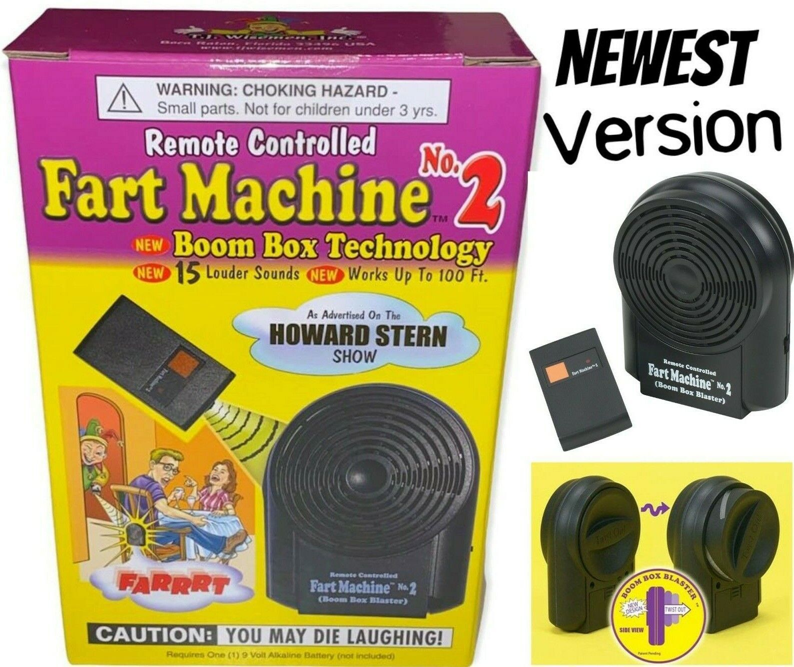 Fart Machine No. 2 - Wireless Remote Controlled ~ 2026 Newest Improved Model