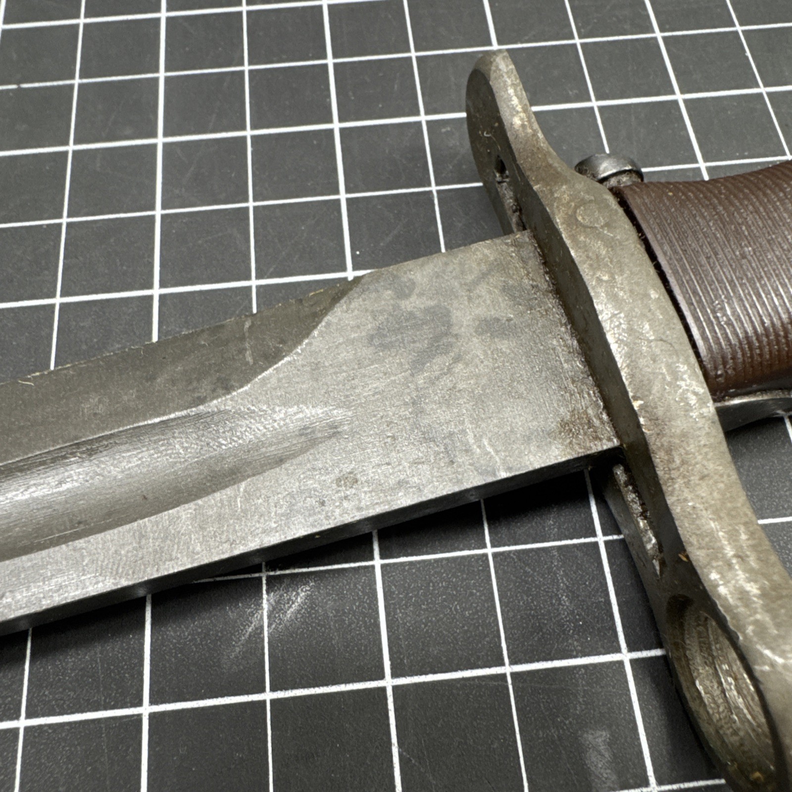 Excellent 16” WWII US Military Model 1942 AFH Rifle Bayonet + Scabbard A1