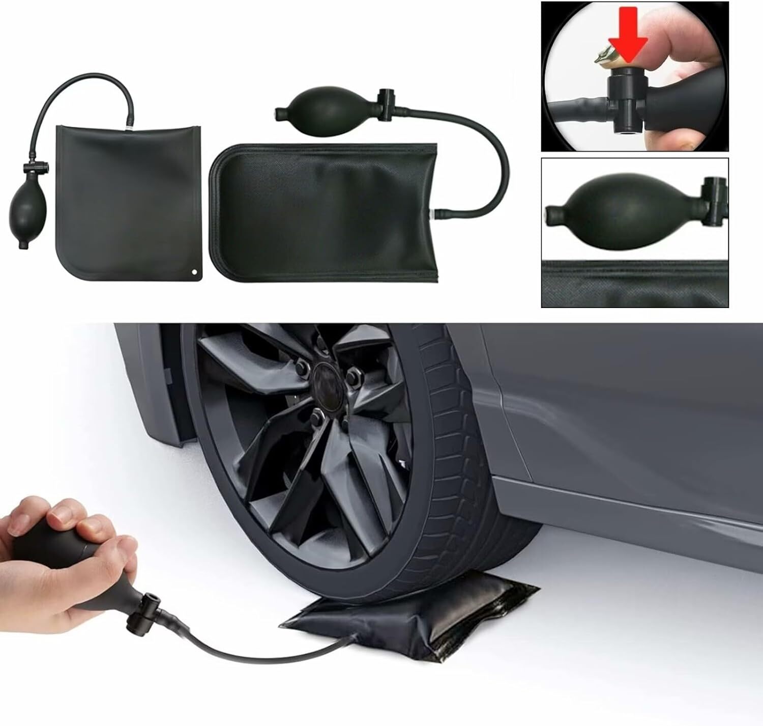 23 Pcs Emergency Car Unlock Tool Kit, Vehicle Repair Lock Out Set