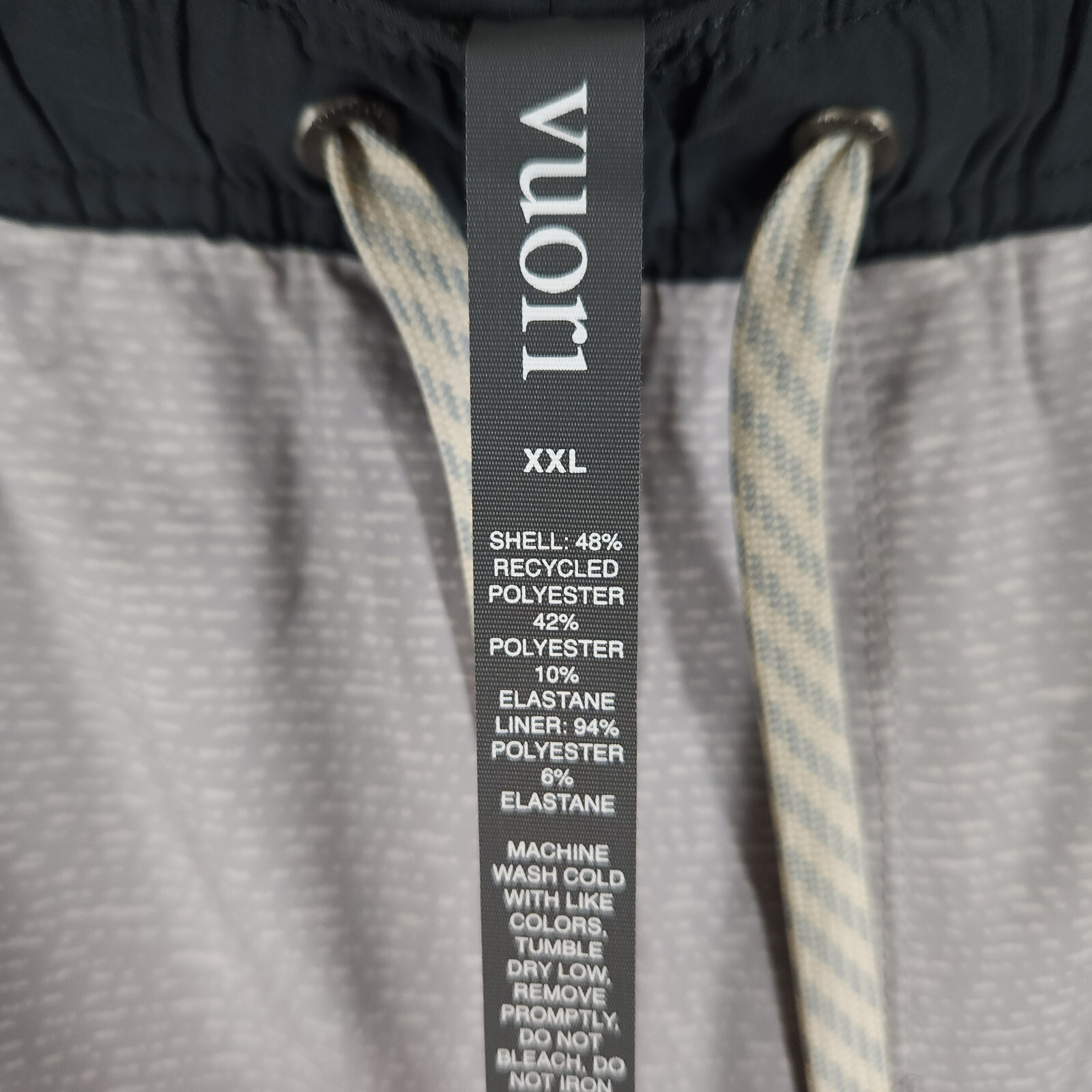 NEW Vuori Kore Shorts Mens XXL 2XL Gray Lined 5" Inseam Performance Athletic NWT