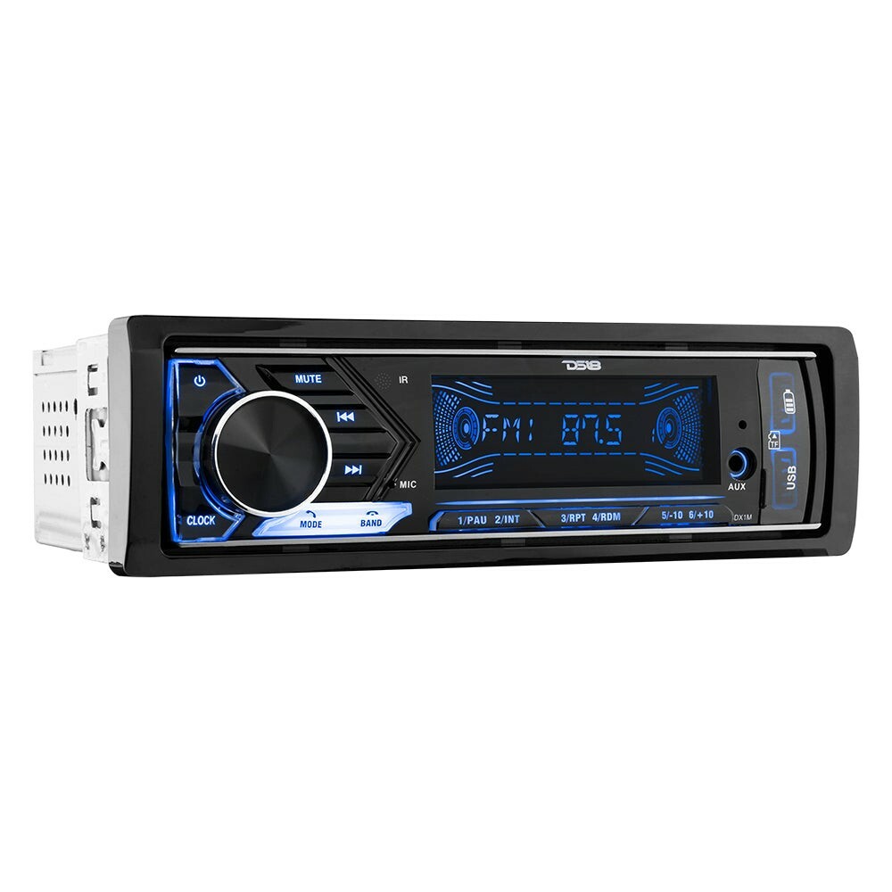 DS18 SDX1M Single Din Radio Headunit Digital Media Receiver Bluetooth Dual USB