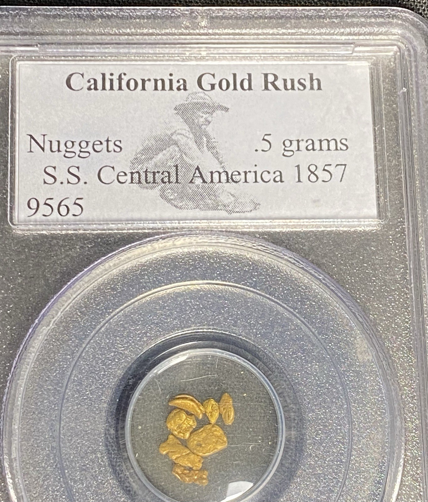 GOLD SS Central America SHIPWRECK 1857 SEA SALVAGED California Rush Nuggets PCGS