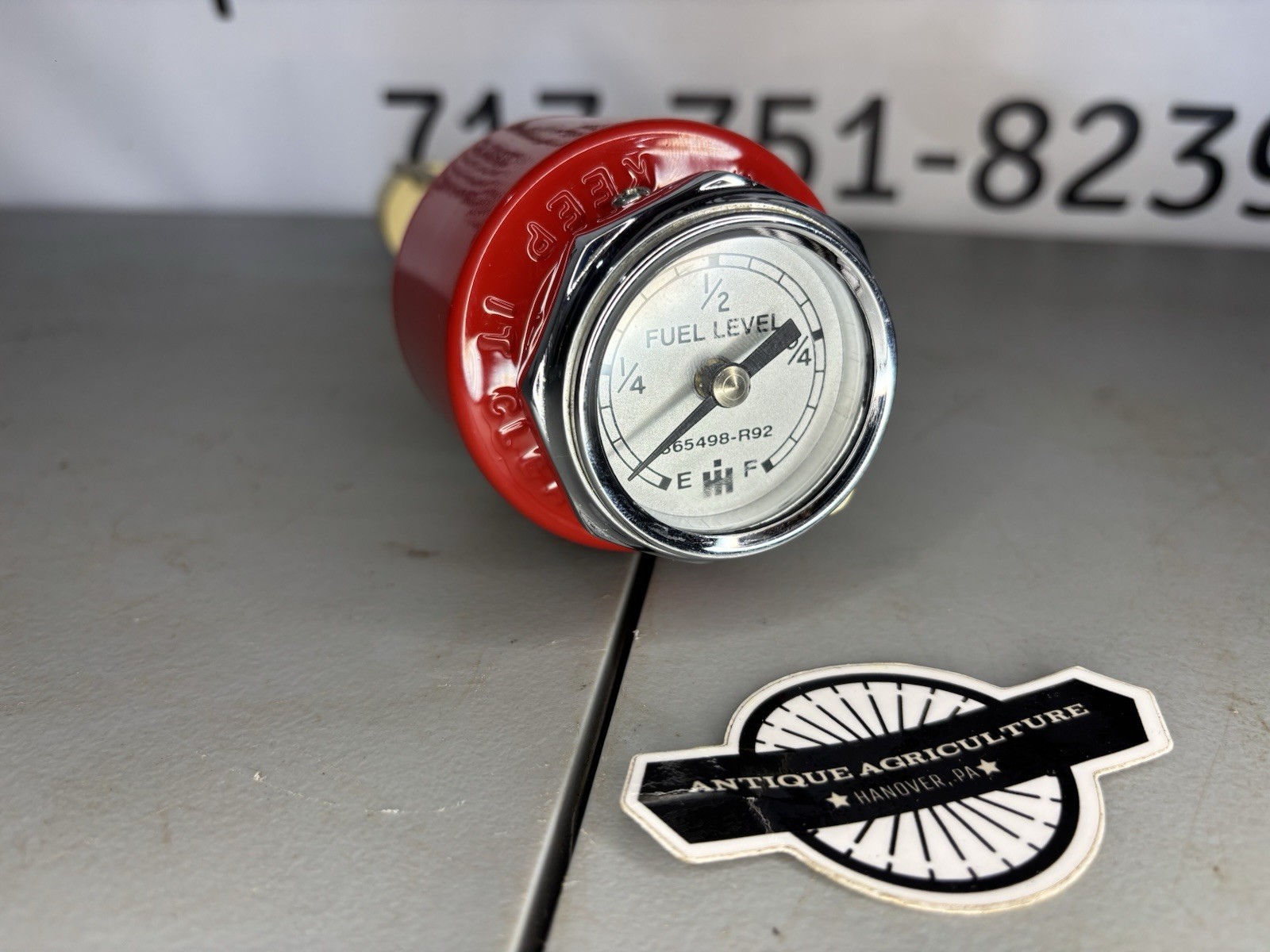 Farmall H Vented Fuel Gauge Cap With Gasket