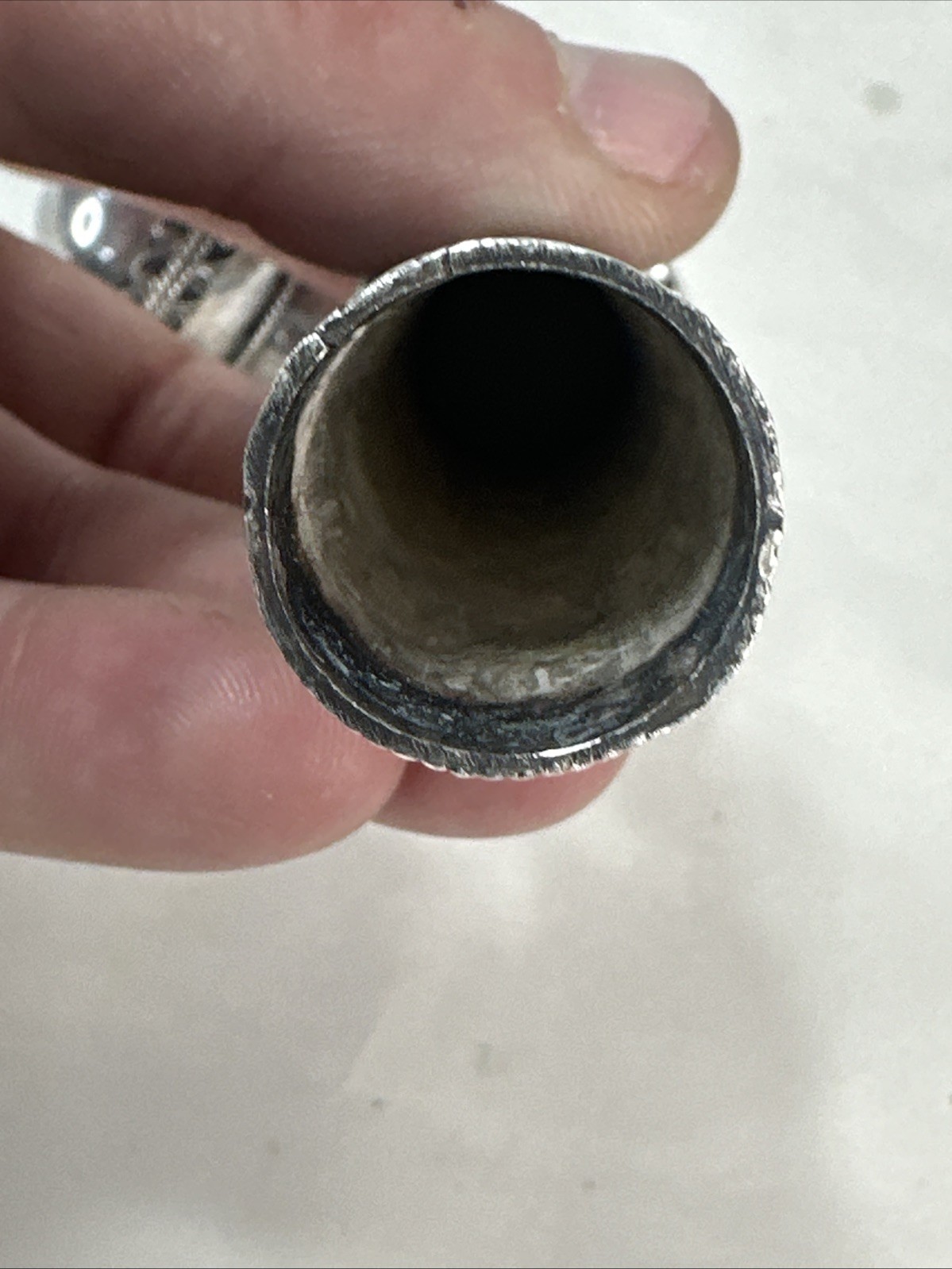 Vintage Sterling Silver Middle Eastern Prayer Scroll Holder