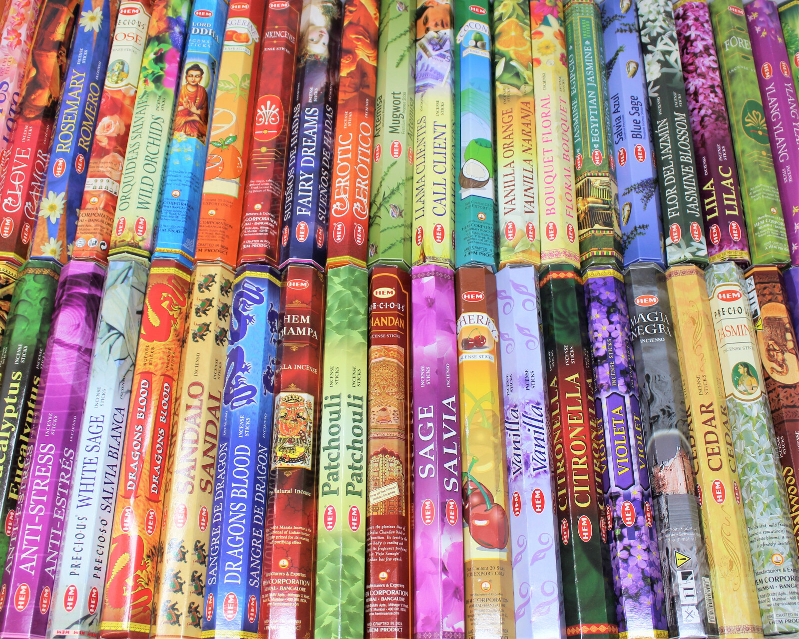 Hem Incense: Pack of 20 Sticks. CRAZY SALE OFFER - BUY 4 GET 4 FREE!