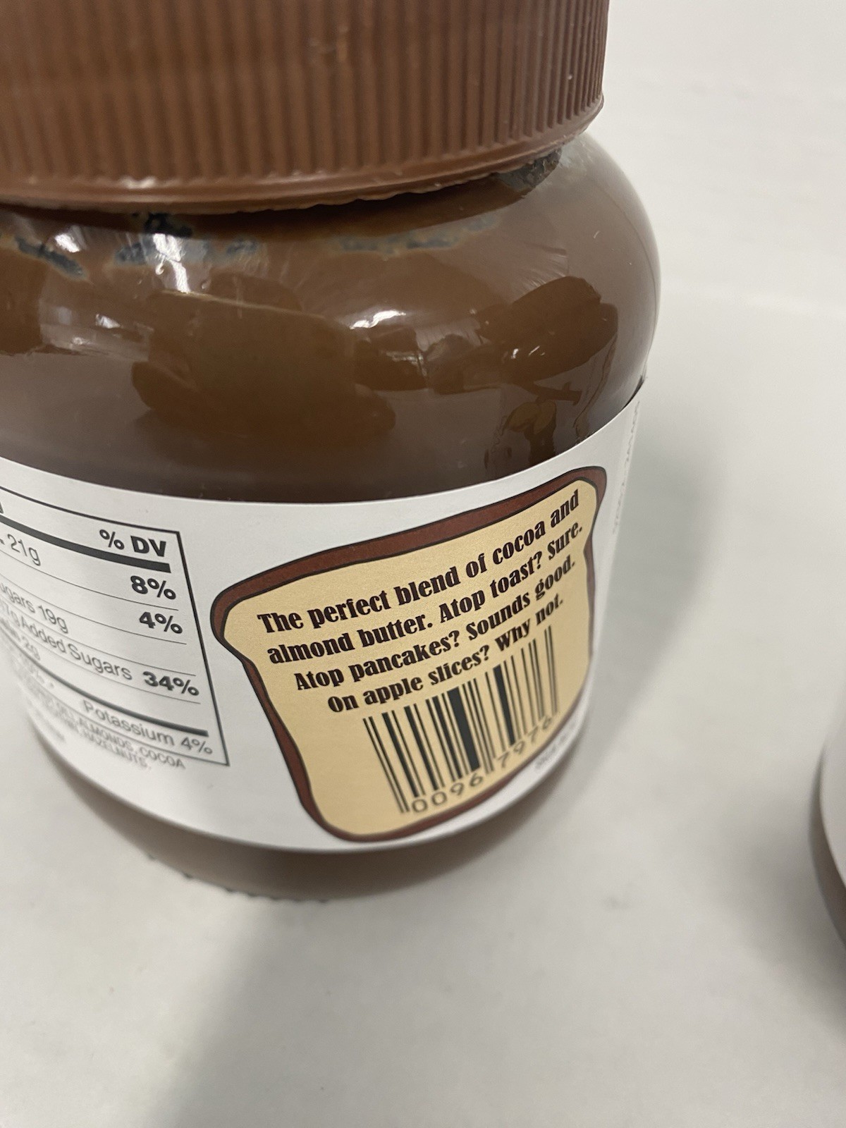 Trader Joe's Chocolate Cocoa Almond Spread 13 oz each BRAND NEW QTY 2 JARS