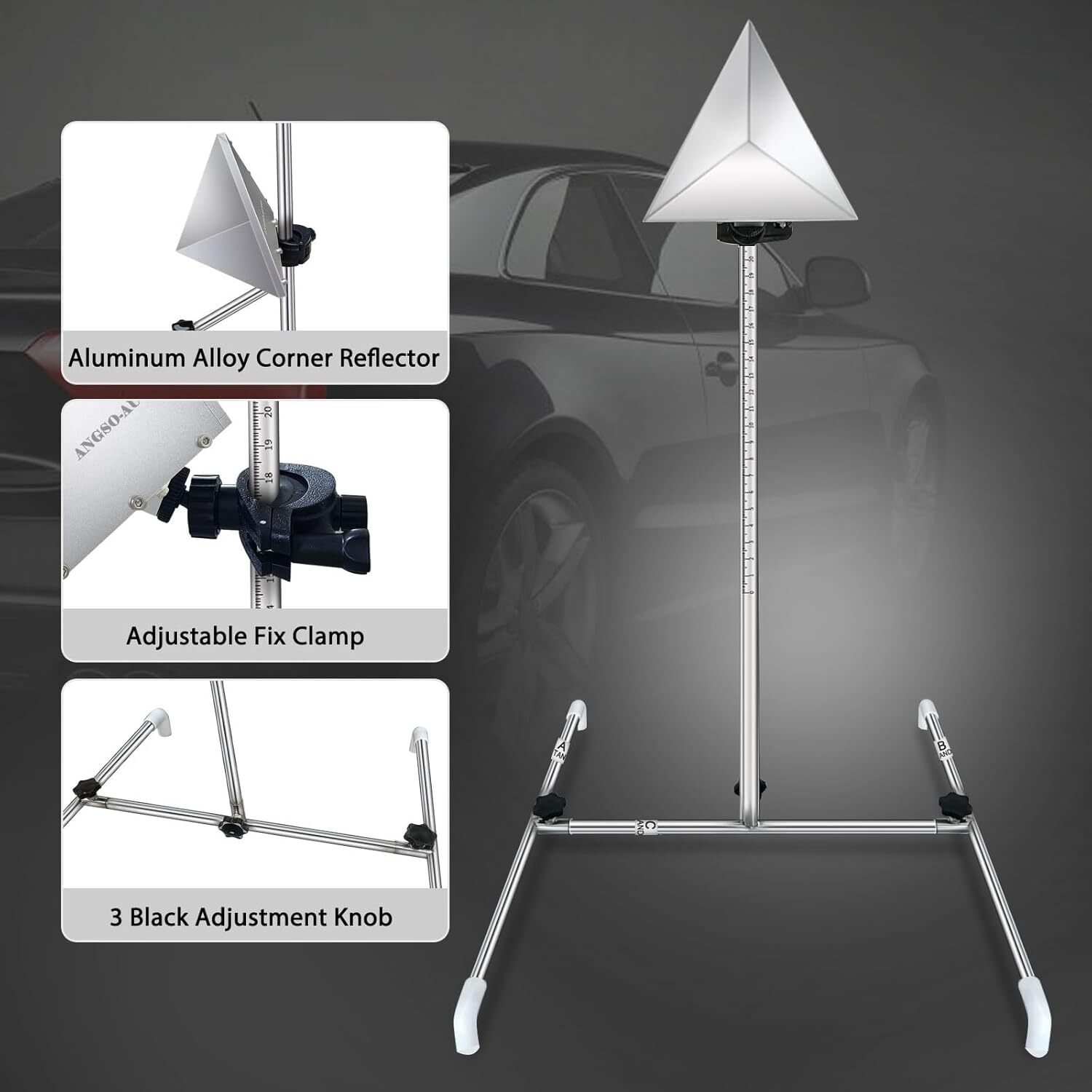 Radar Aiming Reflector Target ADAS Calibration Tool For Honda Toyota GM US STOCK