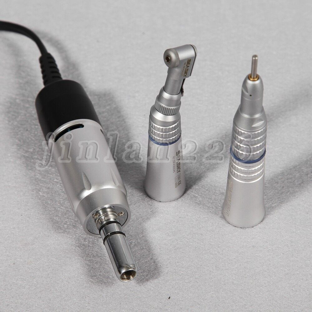 Dentist Lab MARATHON Handpiece 35K RPM Electric Micromotor Polisher 10 Drill Bur