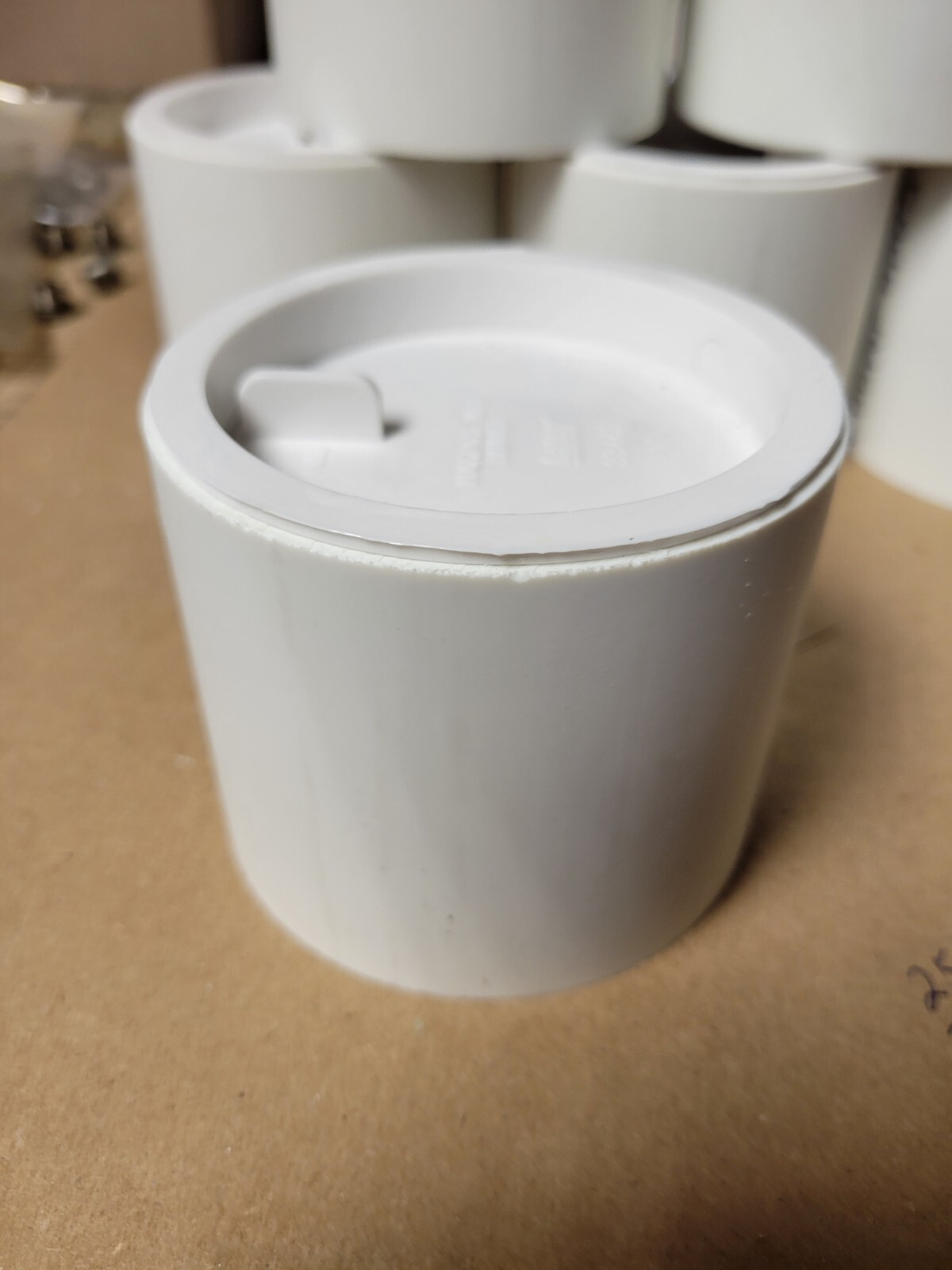 (8) 3" Diameter and 3" Deep Powder Coating Fluid Bed Cup LURES Jig Heads