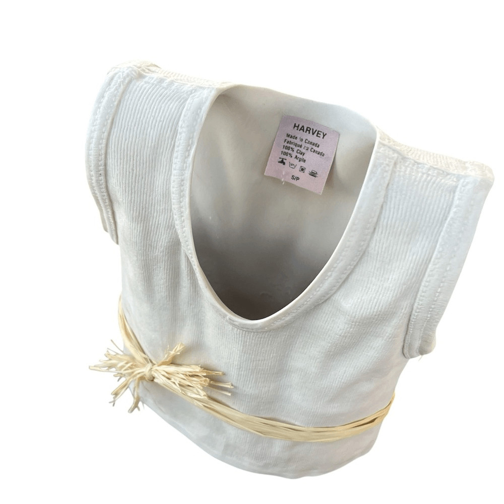 MICHAEL HARVEY Clay Tank Top Vase Rare Collectible