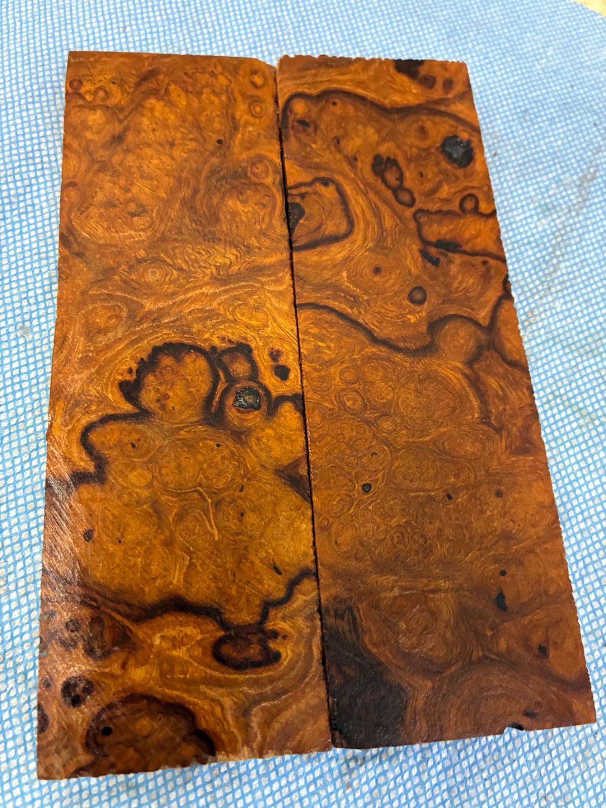 Desert Ironwood Knife Scales Handles Grips Blanks ~ 5.25”x 1.625” x .375" each.