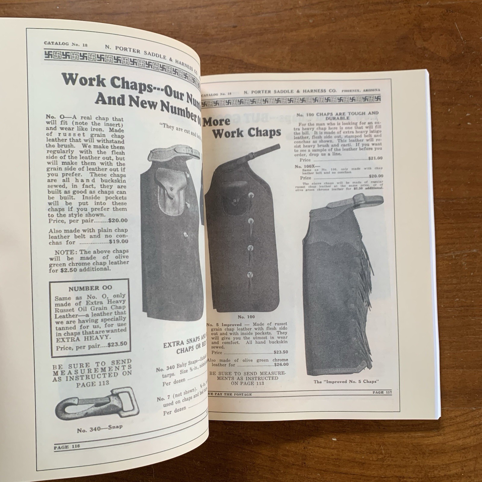 1930 N. Porter Saddle and Harness Company Catalog No. 18 / Facsimile