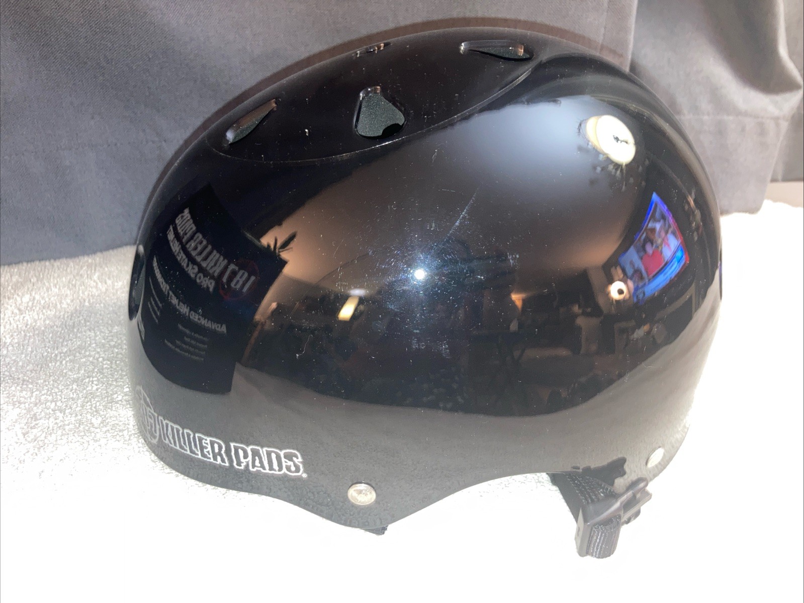 187 KILLER PADS New With Tag Pro Skate Helmet XL Black