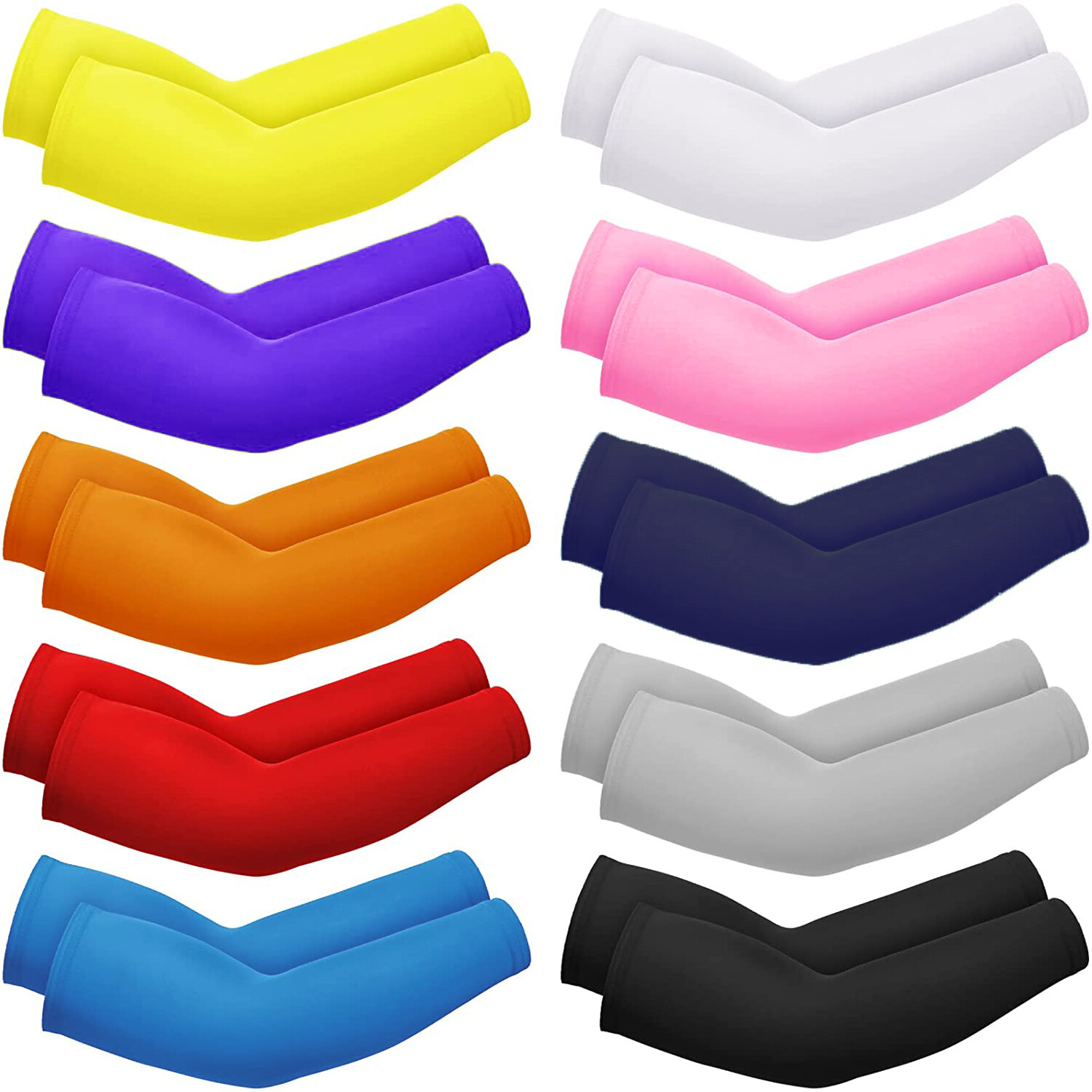 Cooling Arm Sleeves Compression Cover UV Sun Protection Sports For Men Women US