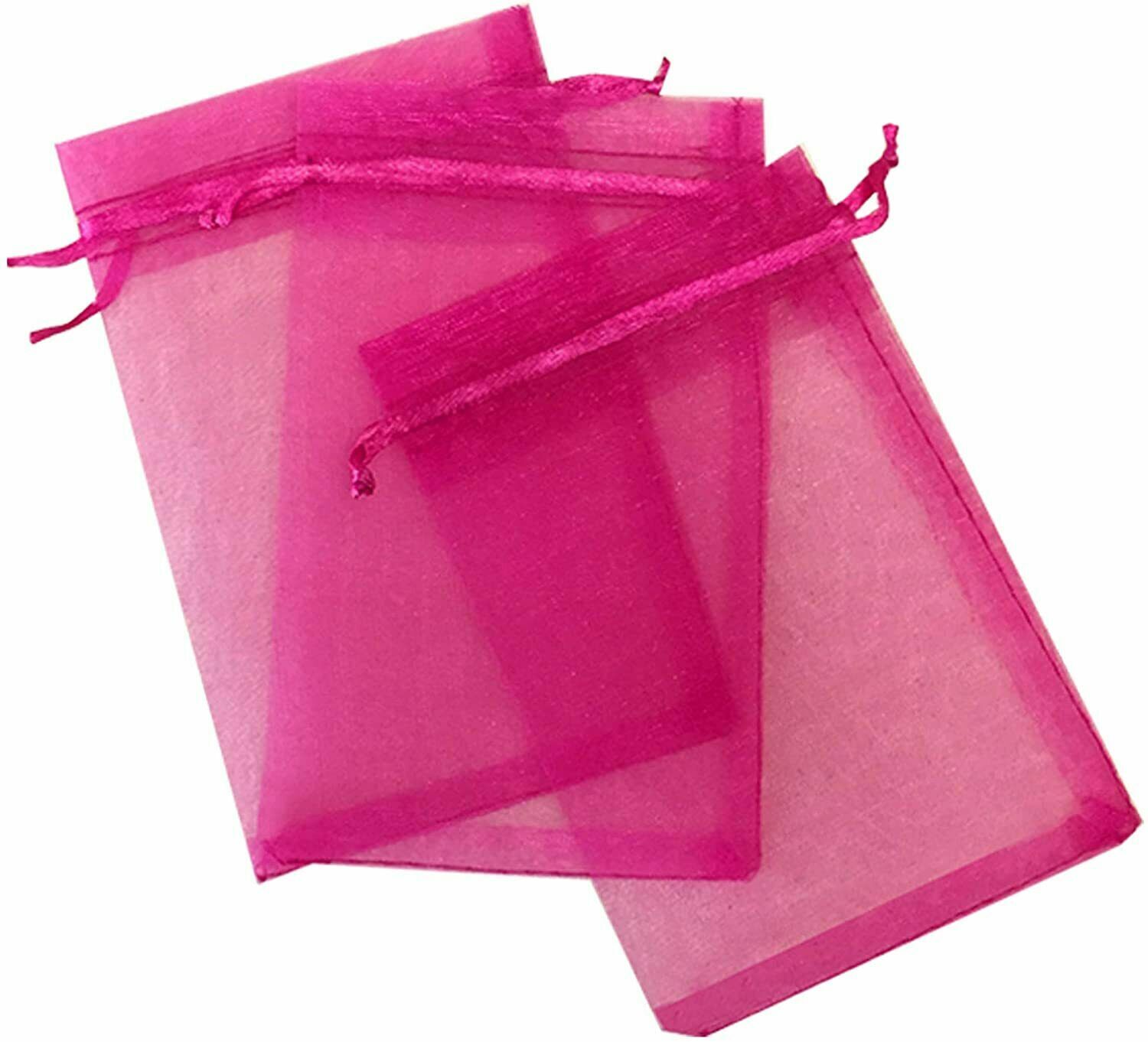 New "4x6" Drawstring Organza Bags Jewelry Pouches Wedding Party Favor Gift Bags