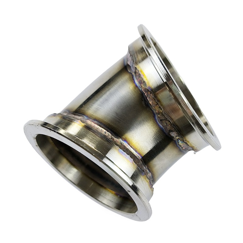 45 Degree Elbow 3" Conversion Adapter V-band size (2.85" I.D. 3.73" O.D.)