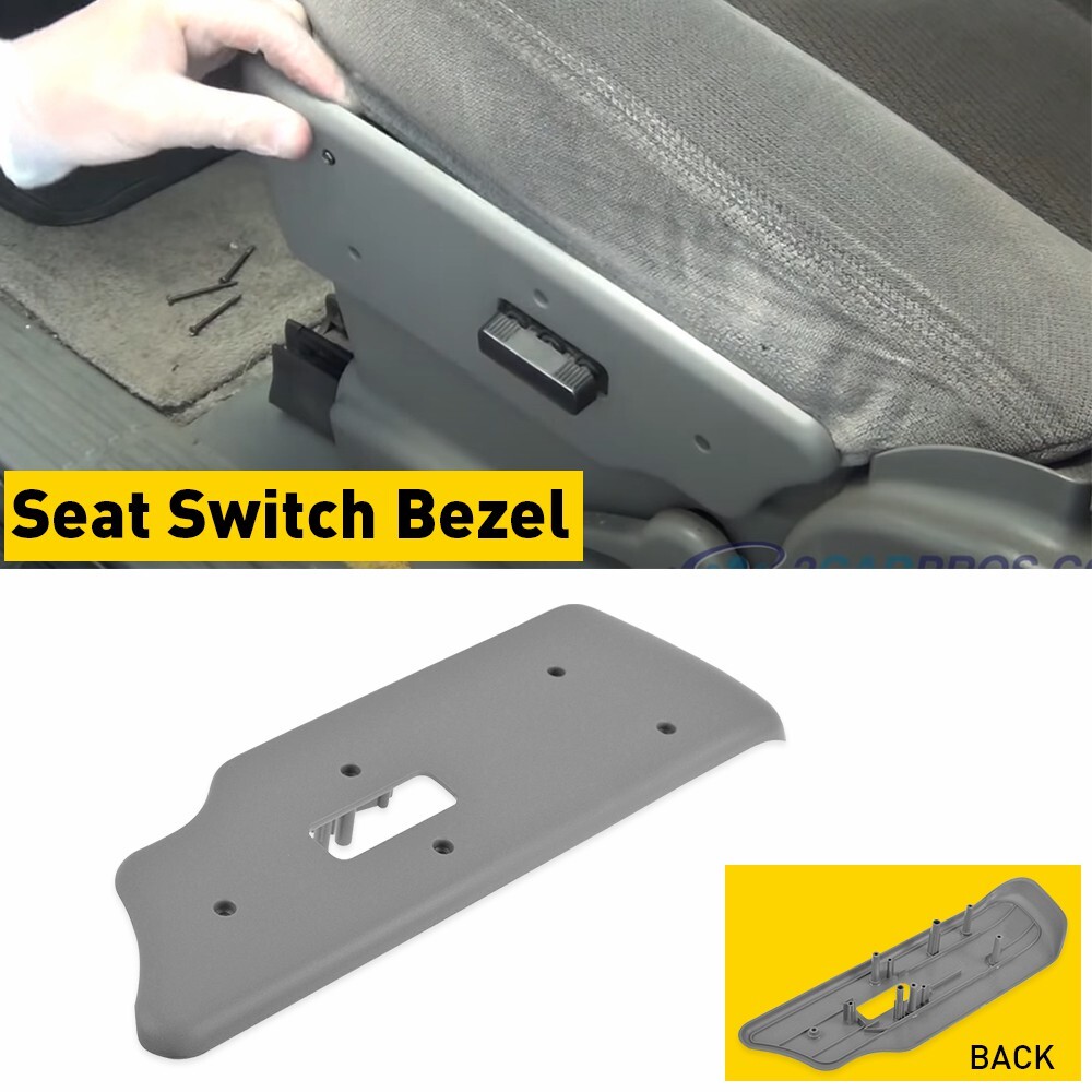 Seat Switch Driver Bezel Side for 2003-2007 Chevy Silverado 1500 HD 2500 HD 3500