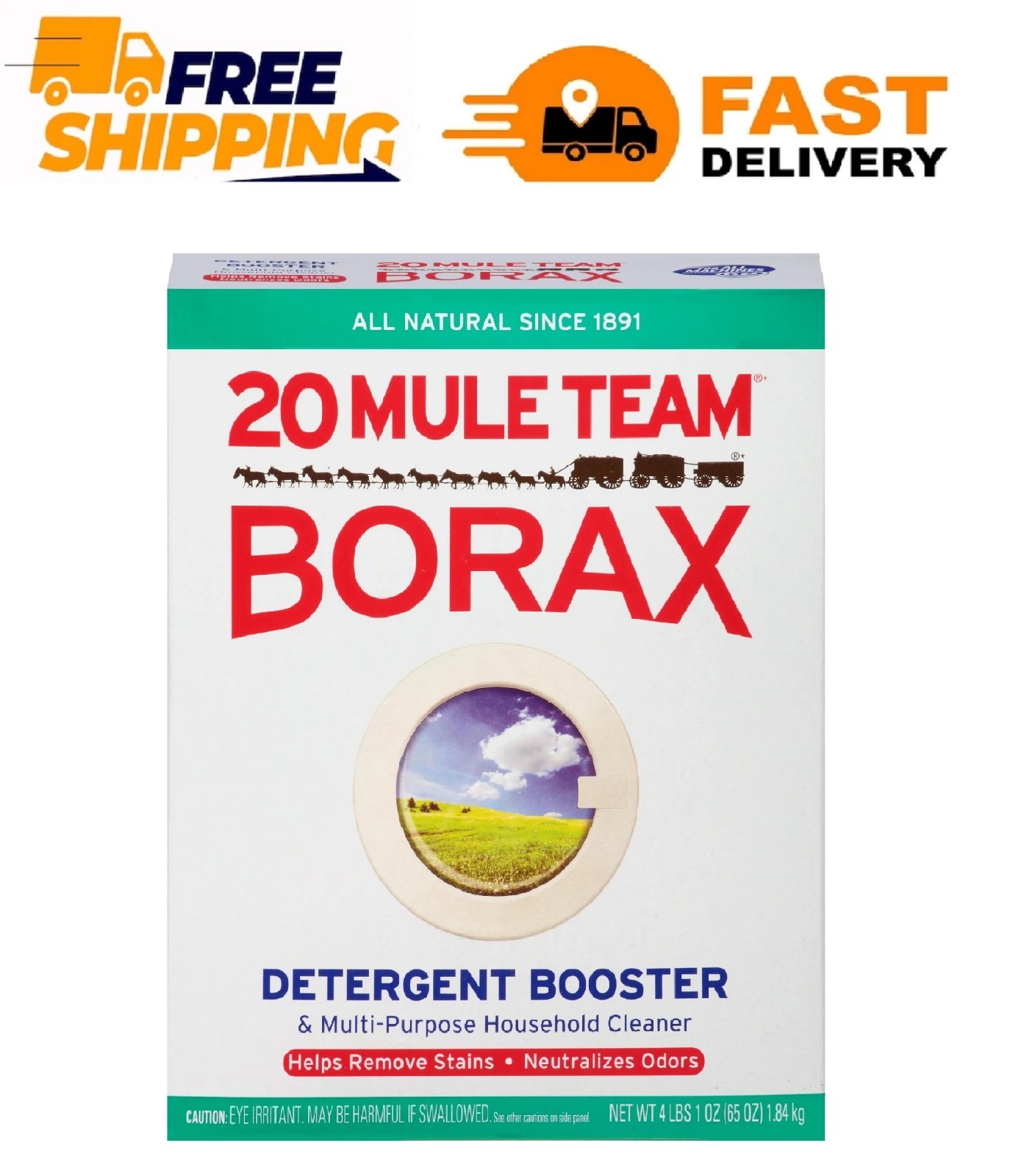 20 Mule Team Detergent Booster - 65oz.