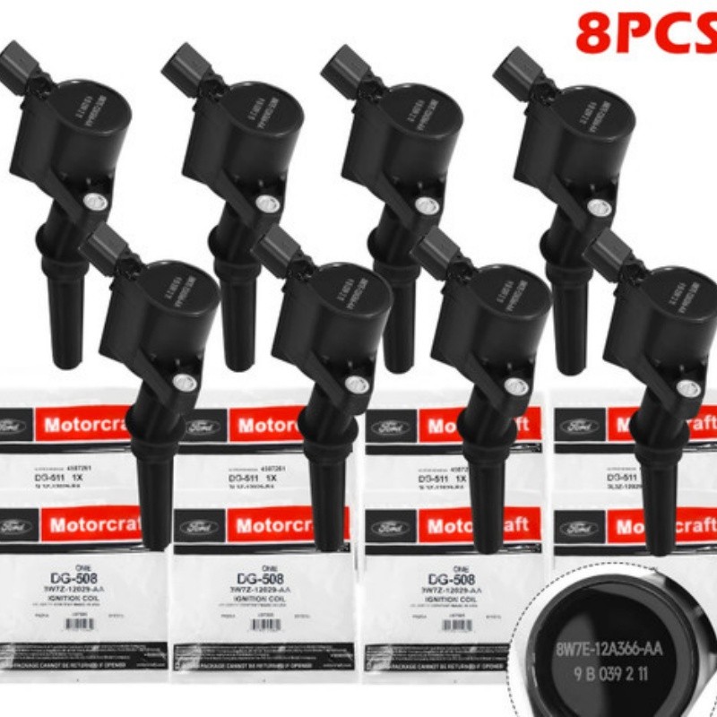 8PCS NEW Motorcraft Ignition Coil DG508 SP479 For Ford F150 4.6 5.4L 6.8L