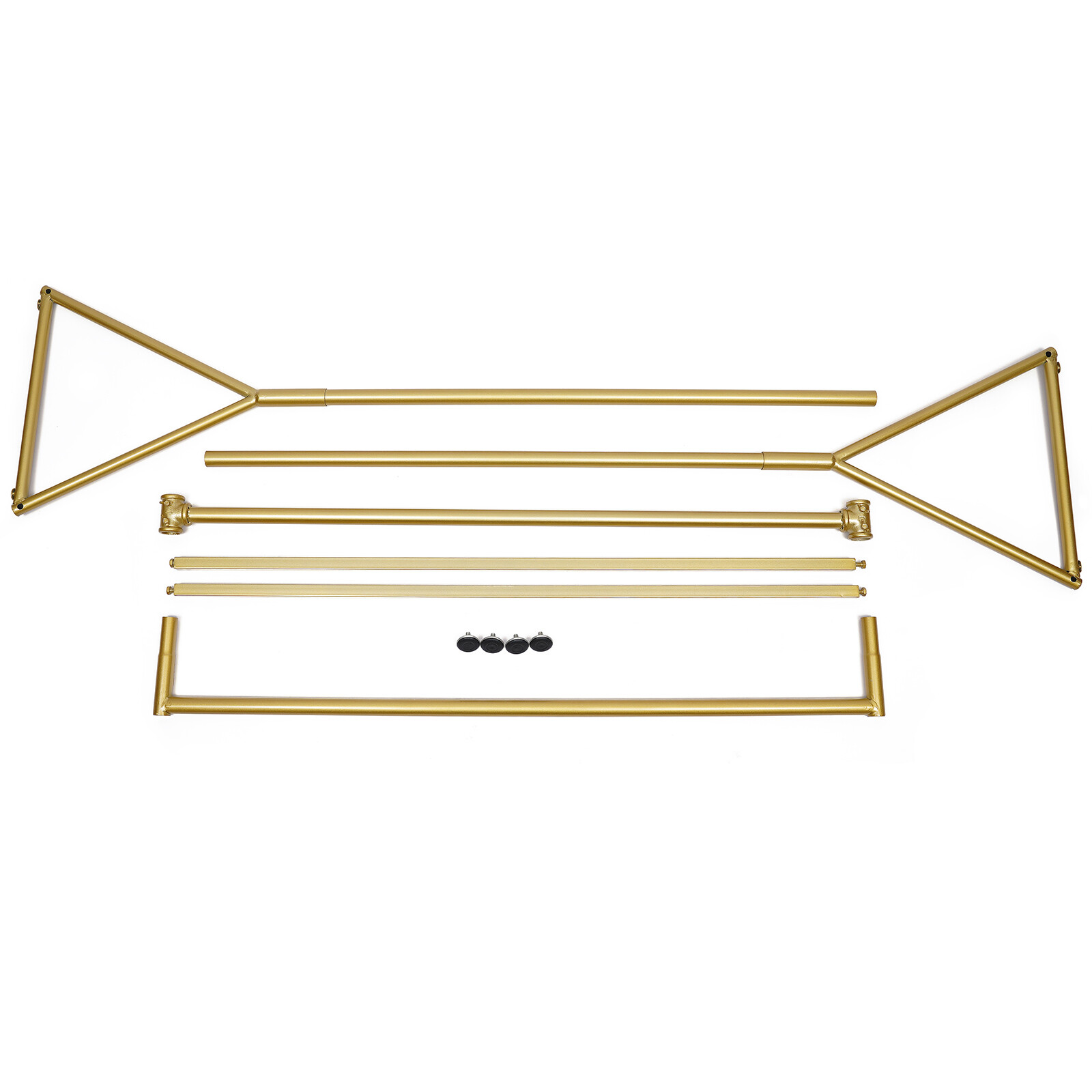 Freestanding Metal Garment Rack Clothes Hanger Stand Storage Holder Organizer US