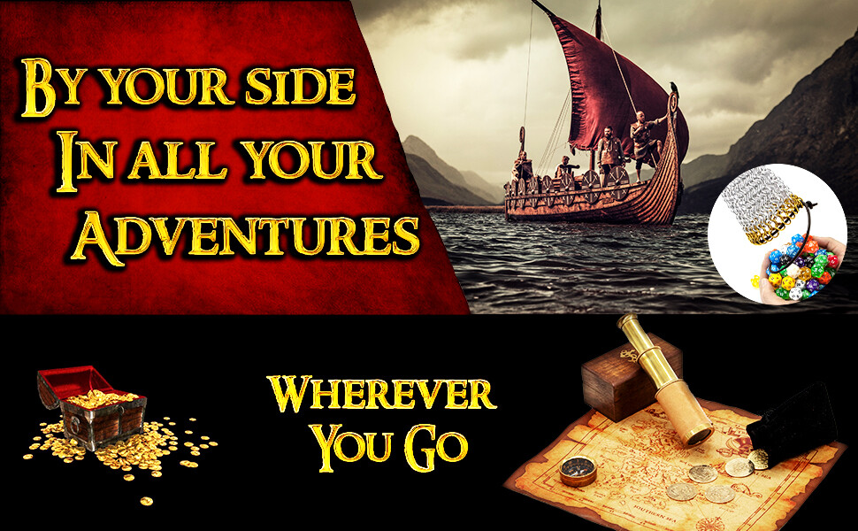 Chainmail DnD Dice Bag Pouch Drawstring Medieval RPG Playing Renaissance LARP