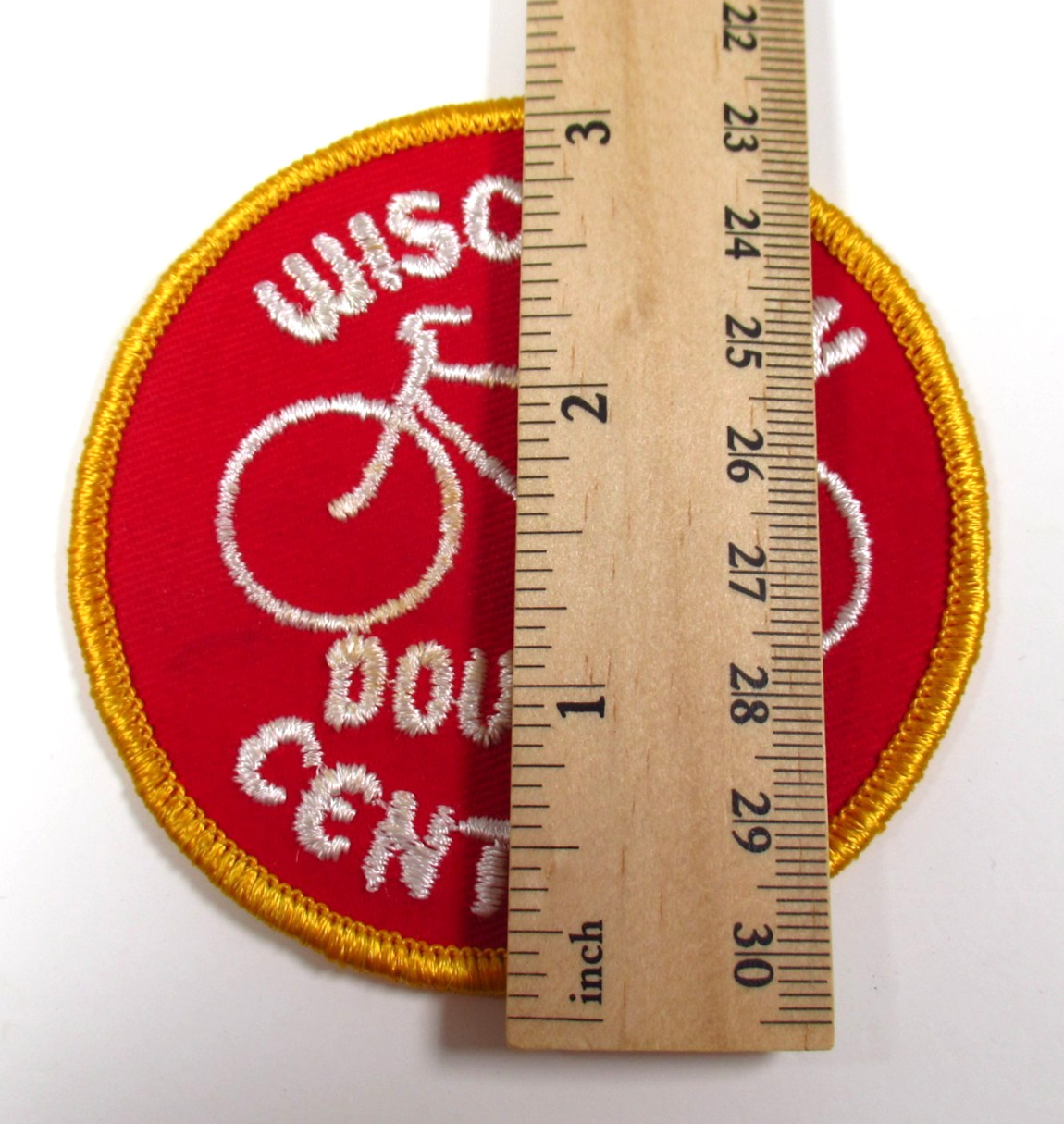 Wisconsin Double Century Bicycling Patch Vintage Cycling Sew On