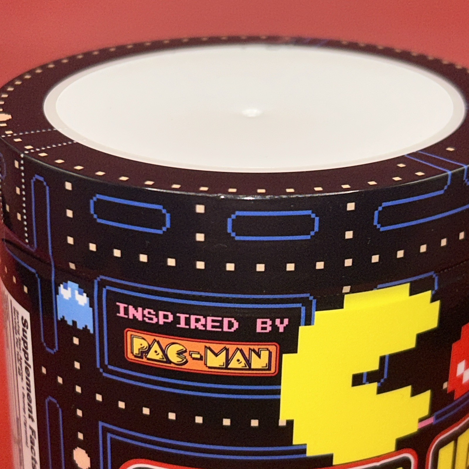 G FUEL Pac-Man Power Pellet Energy Tub (Cherry Lollipop) 40 Servings - Exp. 2028