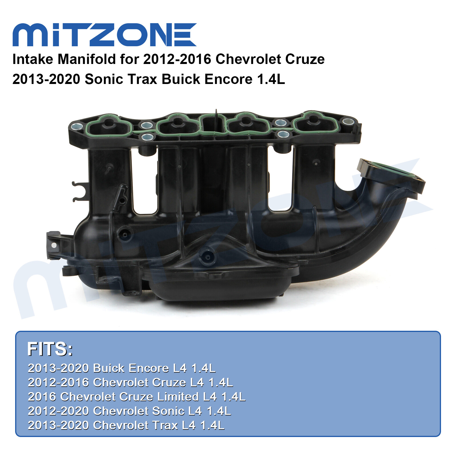 Intake Manifold for 2012-16 Chevy Cruze 13-20 Sonic Trax Buick Encore 1.4L Turbo