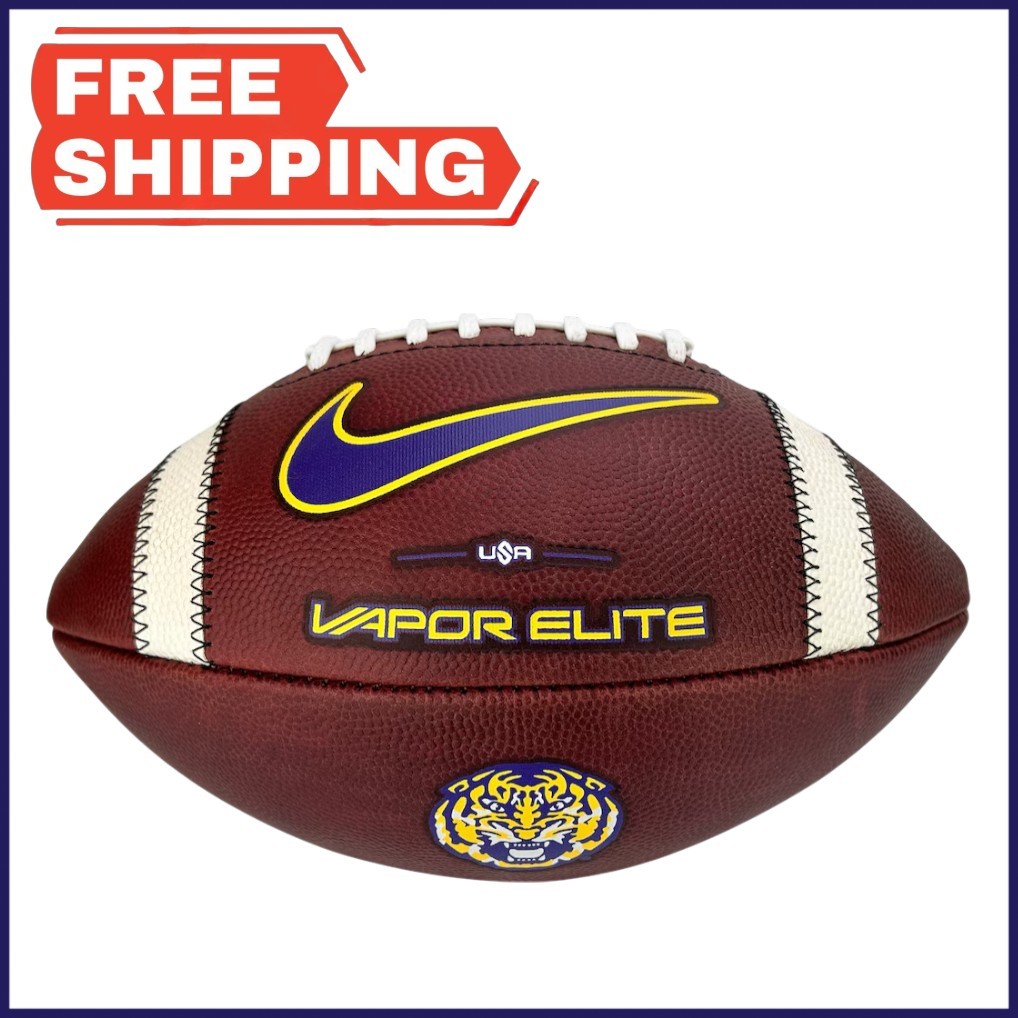 LSU Tigers Nike Vapor Elite Game Football, New In Box