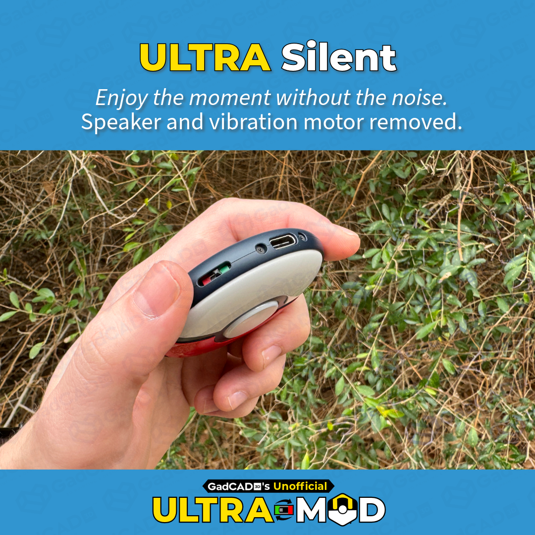 ULTRA MOD Mail-In Service for Pokémon Go Plus + | Dim LEDs (Device NOT included)