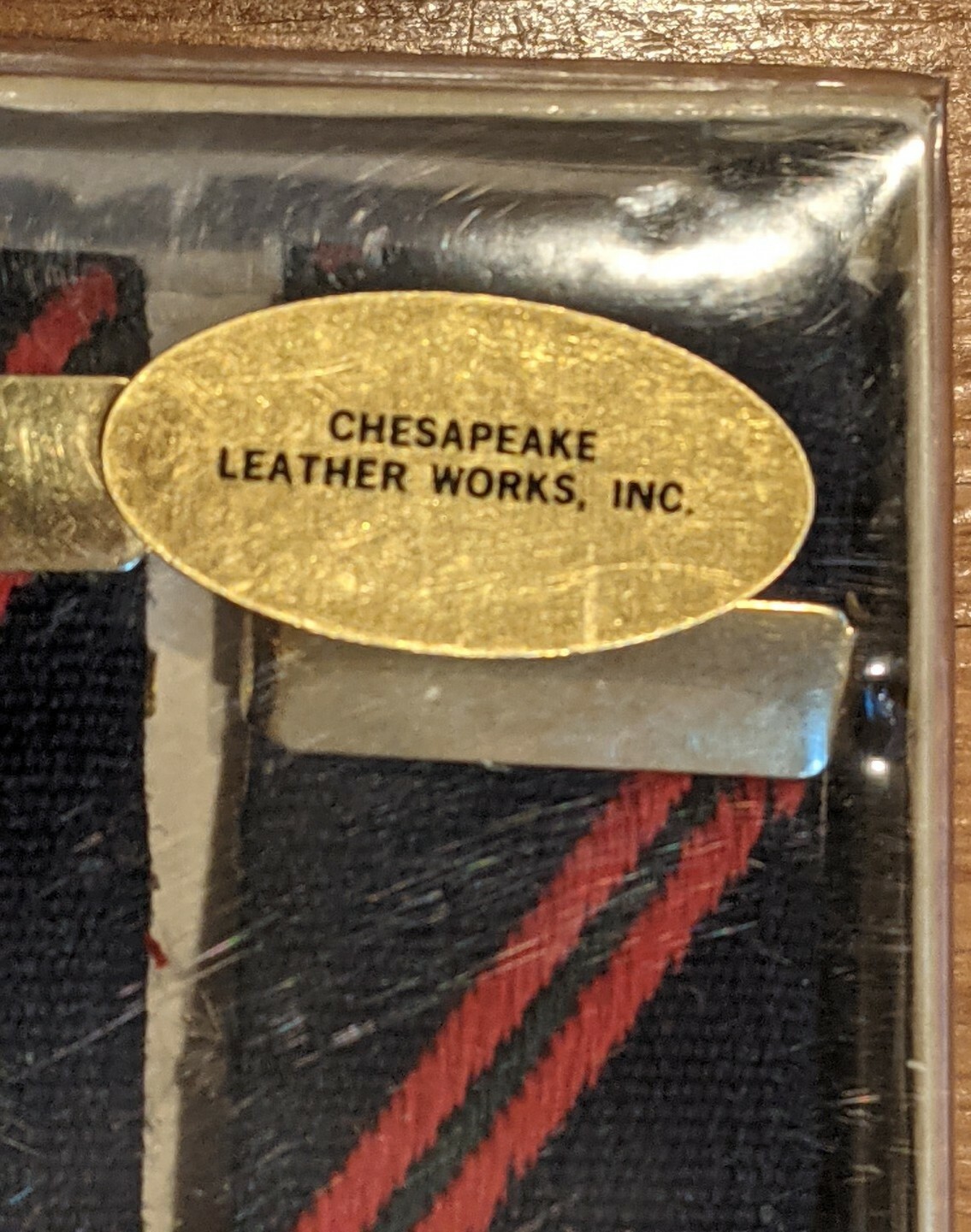 NOS Chesapeake Leather Works Suspenders - New in Box