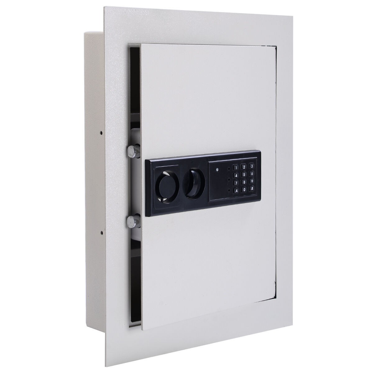 0.8CF Digital Flat Recessed Wall Safe Home Security Lock Gun Cash Box Office