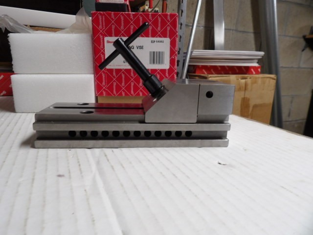 STARRETT #581 Precision Grinding Vise W/581V Angle Block NEW