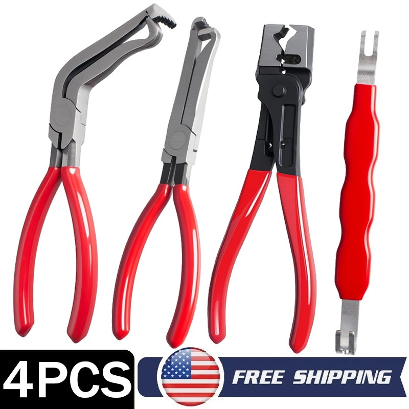 4 Pcs Repair Tool Auto Electrical Disconnect Pliers Connector Separator Wiring
